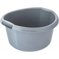 Altom Design Grijze Plastic Wasbak 10L - Keuken & Huishouden