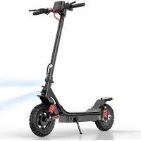 IScooter i10 Pro Elektrische scooter - 10‑inch luchtbanden - 50km actieradius - Dubbele voorvering + dubbele achtervering - Maximumsnelheid 25 km/u - zwart