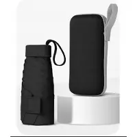 100% Miniparaplu voor handtassen | UV-UPF50+ | Winddicht | Zwart
