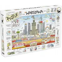 MG DYSTRYBUCJA Puzzle 1000 stukjes - Warschau, tekening A. Mleczko
