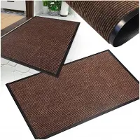 HomeDecor Buitenmat Deurmat 40x60cm Bruin - Vuil- en Vochtwerend
