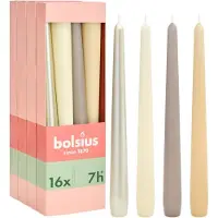 Bolsius dinerkaarsen (16 stuks) (7 branduren)