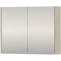 Proline SPK Xcellent Spiegelkast Dubbelzijdig 80x14x60 cm Soft Linen