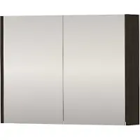 Proline SPK Xcellent Spiegelkast Dubbelzijdig 80x14x60 cm Mokka Oak