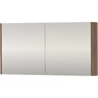 Proline SPK Xcellent Spiegelkast Dubbelzijdig 120x14x60 cm Terra Oak