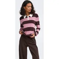 JDY - JDYMELANY L/S POLO PULLOVER KNT Dames Poloshirt