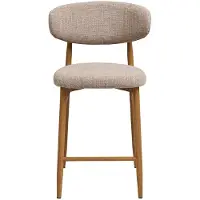 Ebuy24 Barstoel Levanto - Zand - Set van 2