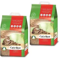 Cat's Best 2x Kattenbakvulling - 20L en catessy snack