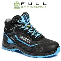 Sparco Indy-HE Sunny Werkschoenen S3 ESD - Zwart/Lichtblauw - Maat 39