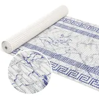 ANRO Badmat Blauw 65x160 cm - Antislip - Sneldrogend