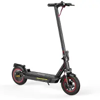 IScooter i10 Elektrische scooter - 10inch Luchtbanden voor weggebruik - 45km actieradius - 42V 15Ah accu - Maximumsnelheid 25 km/u - aluminium frame - Maximaal laadvermogen 120 kg - zwart