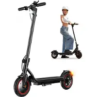 IScooter W5 Elektrische scooter - 8,5‑inch luchtbanden - 34km actieradius - 350W motor - 36V 7,8Ah accu - Maximumsnelheid 25 km/u - Elektronische rem + schijfrem - zwart