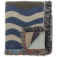 Creative Collection Bloomingville - Plaid Vinay - Gerecycled Katoen - 160x130 cm - Tweezijdig