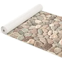 ANRO Badmat Meerkleurig 65x240 cm - Antislip - Sneldrogend