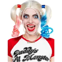 Metamorph Suicide Girl Harley Pruik - Kostuum pruik voor carnaval