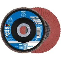 PFERD TOOLS 67758125 PFC 125 A-COOL 80 SG INOX+ALU Lamellenschijf Diameter 125 mm Boordiameter 22.23 mm Korrelgrootte (num) 80 Aluminium, Non-ferrometaal, RVS