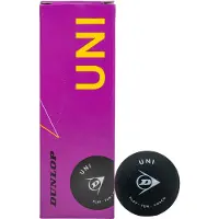 Dunlop - Squash balls- Uni 3 ball box- Black