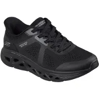 SKECHERS dames slip-on sneakers BOBS Sport Arc Waves, kleur: zwart, schoenmaat: 39 EU