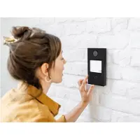 Etiampro KV8 - Video intercom deurbel - 2 MP camera IP65 IR nachtzicht PoE zwart