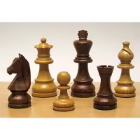 HOT Games Staunton nr. 4 - Schaakstukken - Koningshoogte 83 mm - Acacia/Palmhout