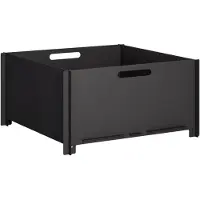vidaXL Vuurkorf Zwart 60 x 60 x 30 cm Staal