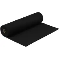 Vaessen creative Vilt op Rol - Zwart - 1 mm - 45 cm x 5 m
