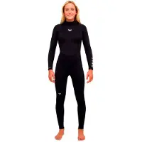 Roxy 26bw211603 5/4 Mm Dames Neopreen Wetsuit Met Lange Mouwen En Rugrits