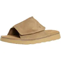 Clarks Solsbury Suède Slippers, Bruin
