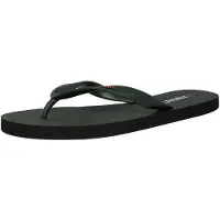 Superdry Teenslippers 'Core Essential' donkergroen / rood
