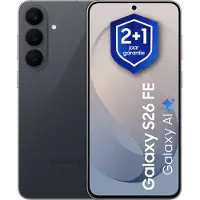Samsung Galaxy S26 FE - Smartphone - 128GB - Graphite + 1 jaar extra garantie