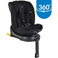 Cangaroo Bravo Black 40-150 cm 360° i-Size Autostoel