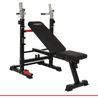 Hammer Halterbank Force 4.0 | Opvouwbaar | Rek | Landmine | 180 kg