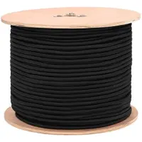 vidaXL Bungee Koorden 8 mm Zwart PP en rubber