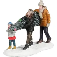 Luville Helping mom and dad with the tree l9,5xb4xh7,5 cm