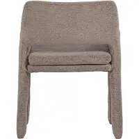 Vtwonen Bigfoot Eetkamerstoel - Chenille - Taupe/Bruin - 78x57x56 cm