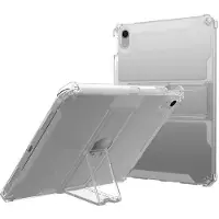 Ntech Hoes geschikt voor iPad Mini 6th/7th Gen – Transparant – Slim & Lichtgewicht – Kickstand – Beschermende Back Cover –