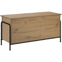 vidaXL Opbergbox Artisanaal eiken 80 x 40 x 49,5 cm Bewerkt hout