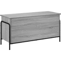 vidaXL Opbergbox Grijs Sonoma 80 x 40 x 49,5 cm Bewerkt hout