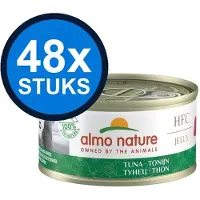 Almo Nature 48x HFC - Kattenvoer Natvoer Blik - Gelei - Tonijn - 70g