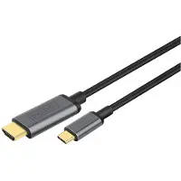 Digitus USB 3.2 Gen 1 (USB 3.0), USB 3.2 Gen 1 (USB 3.0) Adapterkabel [1x USB 3.2 Gen 2 stekker C (USB 3.1), USB-C stekker - 1x HDMI-stekker] DA-70821 1.80 m
