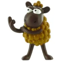 Comansi Beelorcia Beltza - Kukuxumusu Figuur bruin schaap in power houding - 7 cm