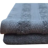 Zydante Wellness Terry Handdoek – 70% Katoen – 380 GSM – Zachte Handdoek – Sauna, Sport & Thuis - Antraciet (2)