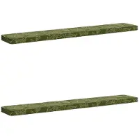 vidaXL 2-delige Bankkussens VUGHT 2 st 100% Polyester Blad Design