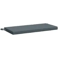 vidaXL Bankkussen SOEST 100% Polyester Blauw 80 x 40 x 5 cm