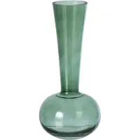 J-Line vaas ronde voet - glas - groen