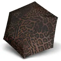 Knirps paraplu U.200 Ultra Light Duomatic Fashion Leo bruine