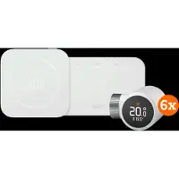 Tado Draadloze Slimme ThermostaatX Multi Room Startpakket 2e Generatie (6 Radiatorknoppen)