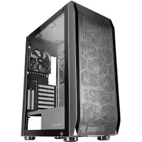 Mars Gaming MC-PRO2, Tower, PC, zwart, ATX, E-ATX, micro ATX, Mini-ITX, 16 cm, 34,8 cm