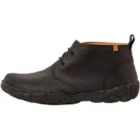 El naturalista Heren Leren enkellaarsjes N5618 Arizona zwart (46), Leer, Plat, Veters, Casual 256181010005_001