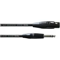 Cordial CIM3FV Intro verloopkabel XLR female - 6.3mm TRS jack 3m